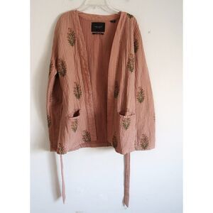 Maison Scotch Scotch & Soda Floral Short Kimono - Size Petite